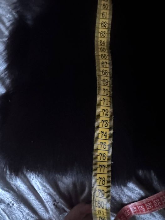 Натуральна хутряна жилетка з Песця - густе хутро - довга модель