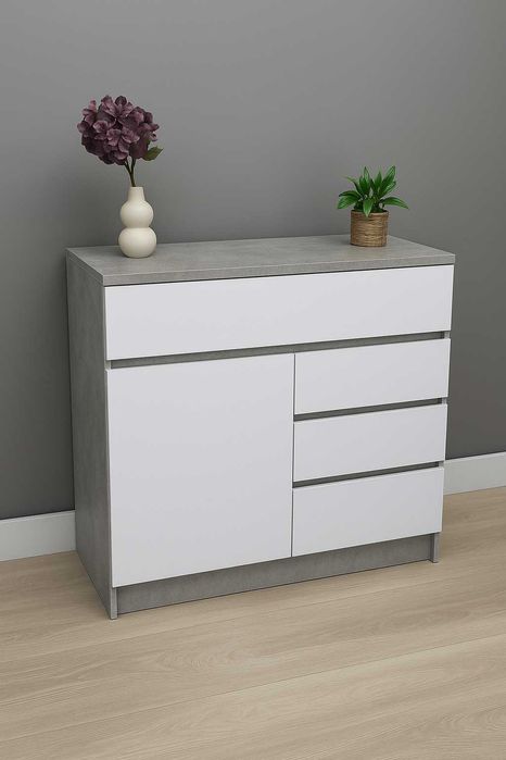 Комод шухляди і дверка,полички,в спальню,дитячу,для речей,зберігання