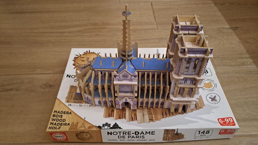 Puzzle madeira 3D Notre-Dame Paris