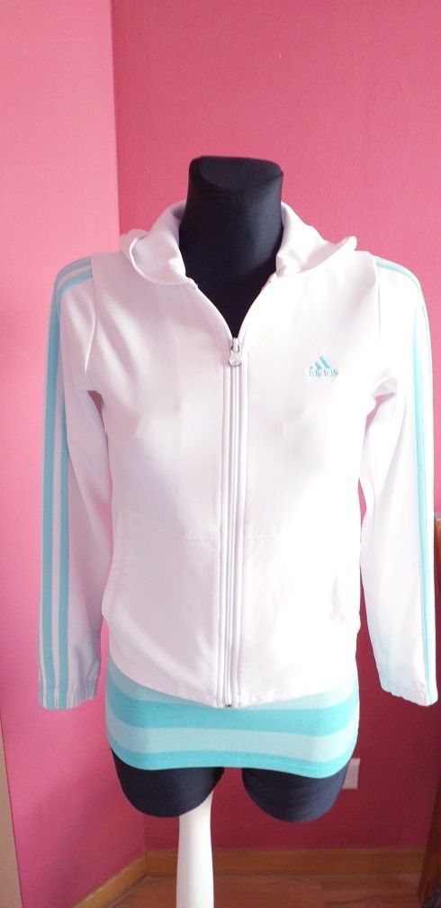 Vintage, bluza Adidas + bokserka w komplecie