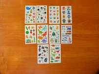 tatuaże tymczasowe wodne 10 listków 6x10cm roboty piraci pojazdy
