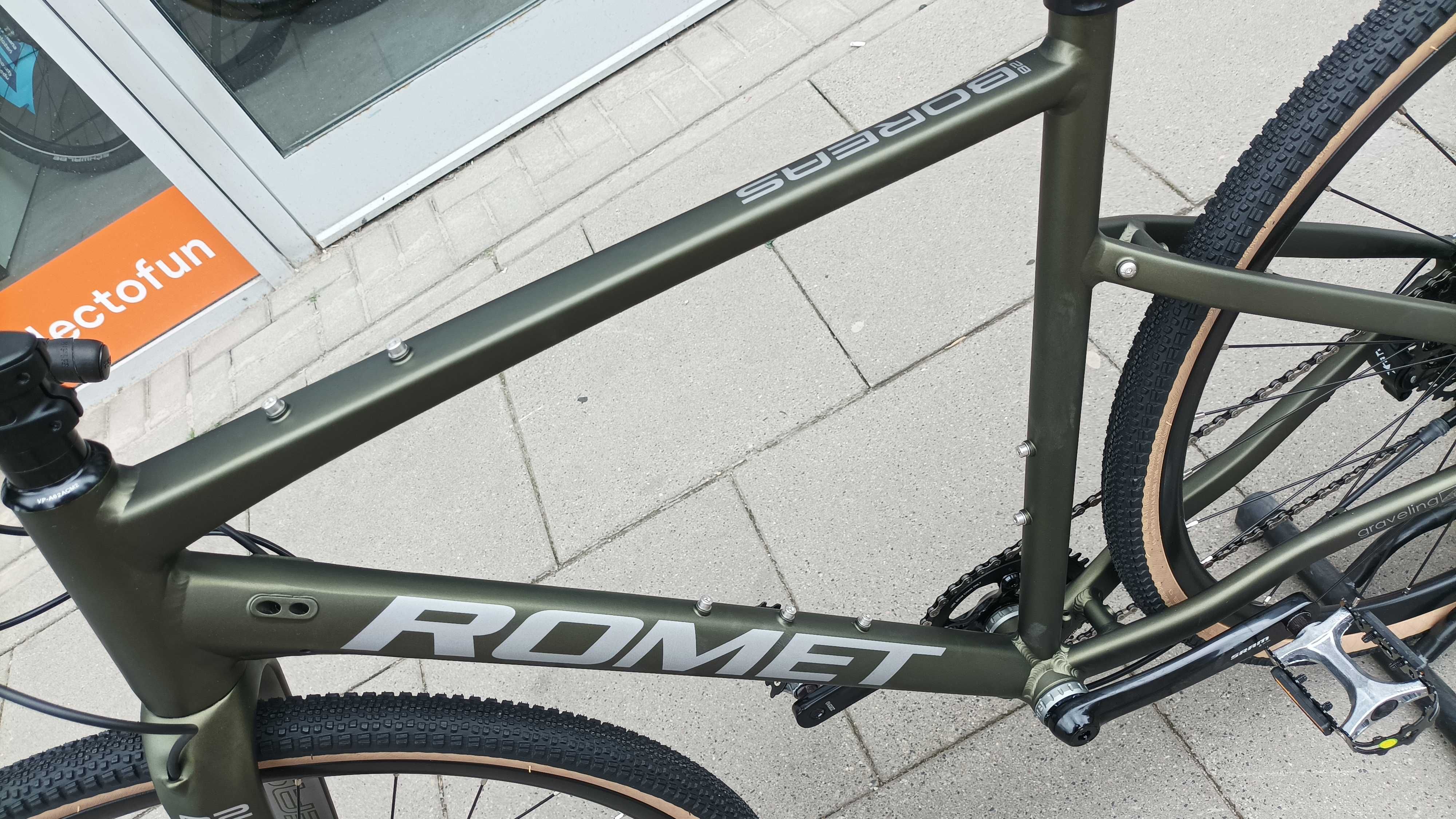 ROMET BOREAS 2 gravel   zielono grafitowy