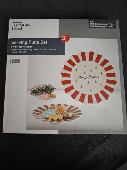 Zestaw talerzy świątecznych