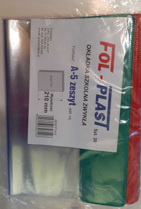 Okładka na zeszyt A5