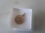 Pendente Ouro, c/medalha comemorativa inauguração Cristo Rei,1959,raro