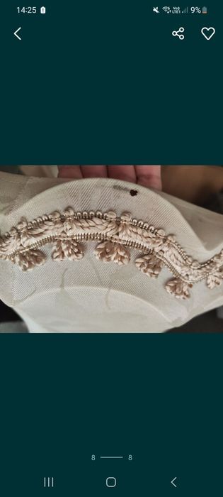 Duży starodawny klosz abażur do lampy antykŚrednica dolna 49cm
Średnic