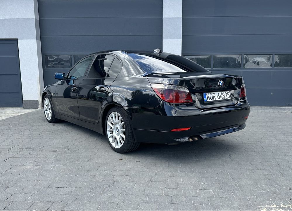 Bmw e60 530d / komforty / masaże / grzana kierownica / HEAD-UP /