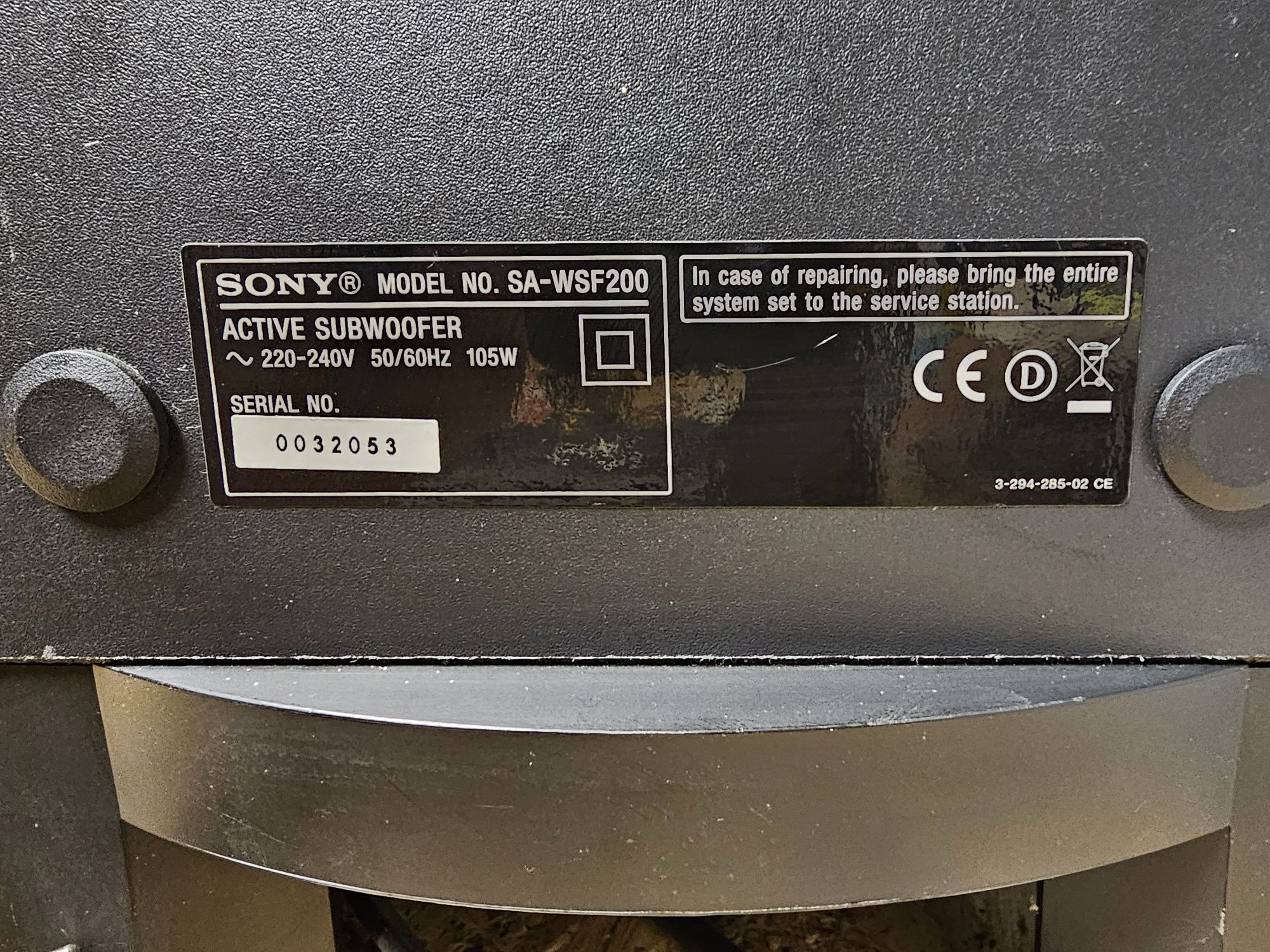 Kino domowe Sony F200  2.1 405W RMS  USB HDMI DTS