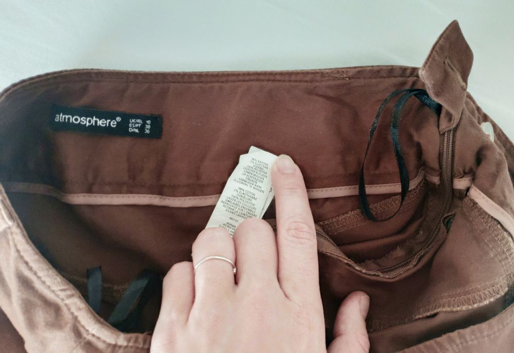 Czekoladowa brązowa spódnica Atmosphere Primark 38