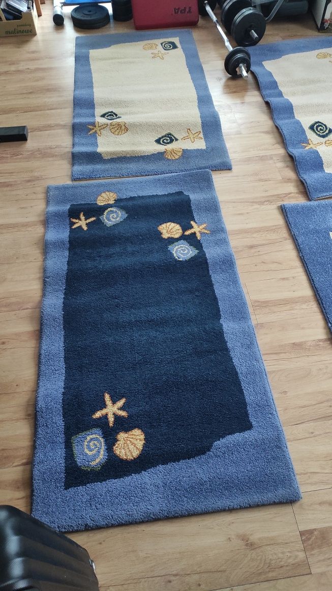 Komplet dywanów 4szt