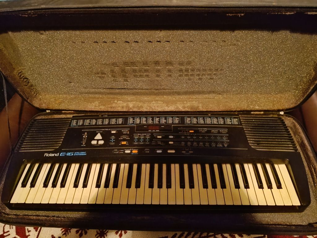 Keyboard Roland e16 + case