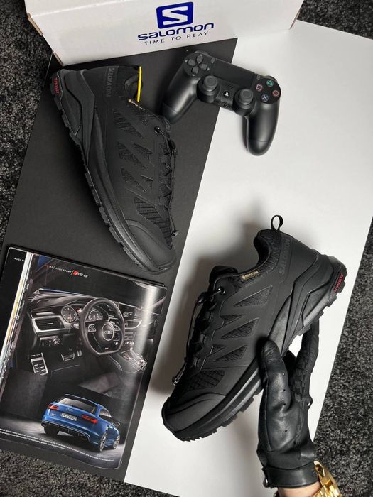Чоловічі кросівки саломон Salomon X ADVENTURE GTX All Black [41-46]