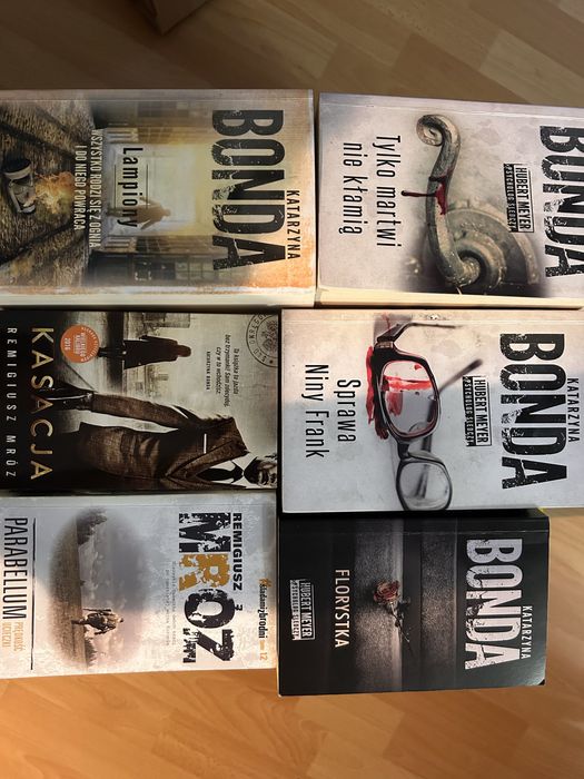 Katarzyna Bonda. Remigiusz Mróz. Zestaw książek. Kompilacja.