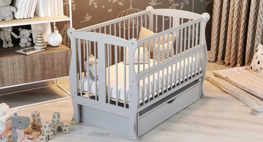 Ліжко для Немовлят ! Ліжечко Букове | Кроватка для новонароджених!