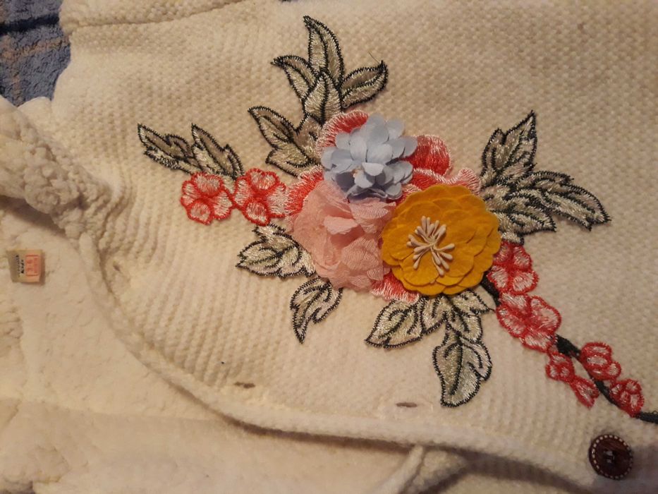 Вязаный комбинезон теплый