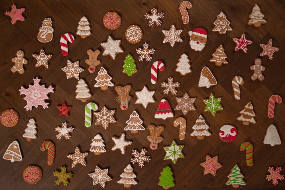 Pierniki pierniczki świąteczne, dekoracyjne, ręcznie zdobione