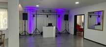 Stand luzes com barras truss Dj