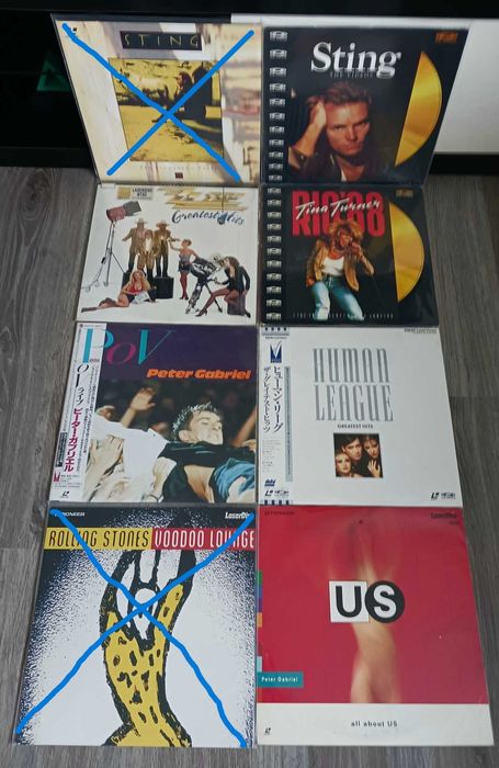 Laserdisc Laser disc Pack 6