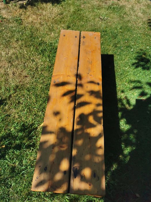 Ławka ogrodowa ławeczka ława drewniana taras balkon ogord