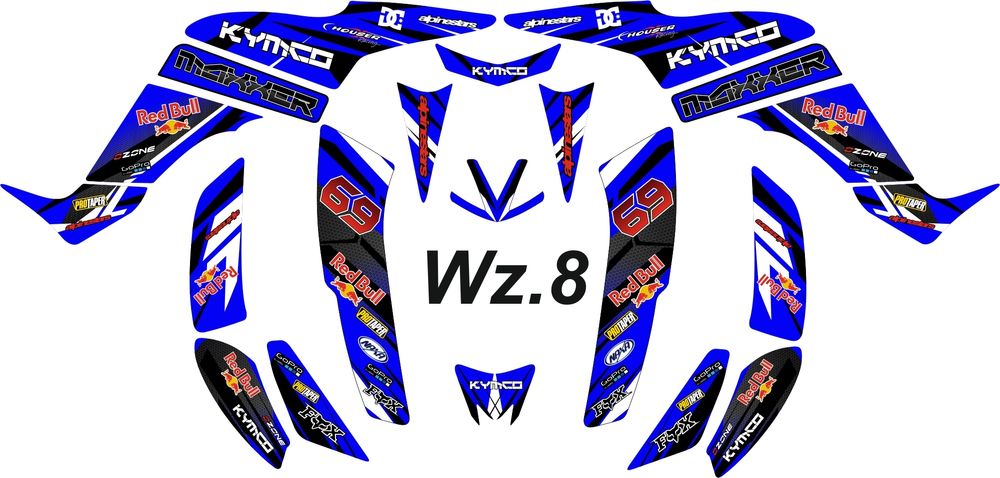 Naklejki Kymco Maxxer 250 300