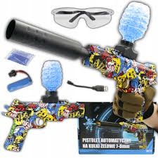 Pistolet na kulki żelowe automatyczny