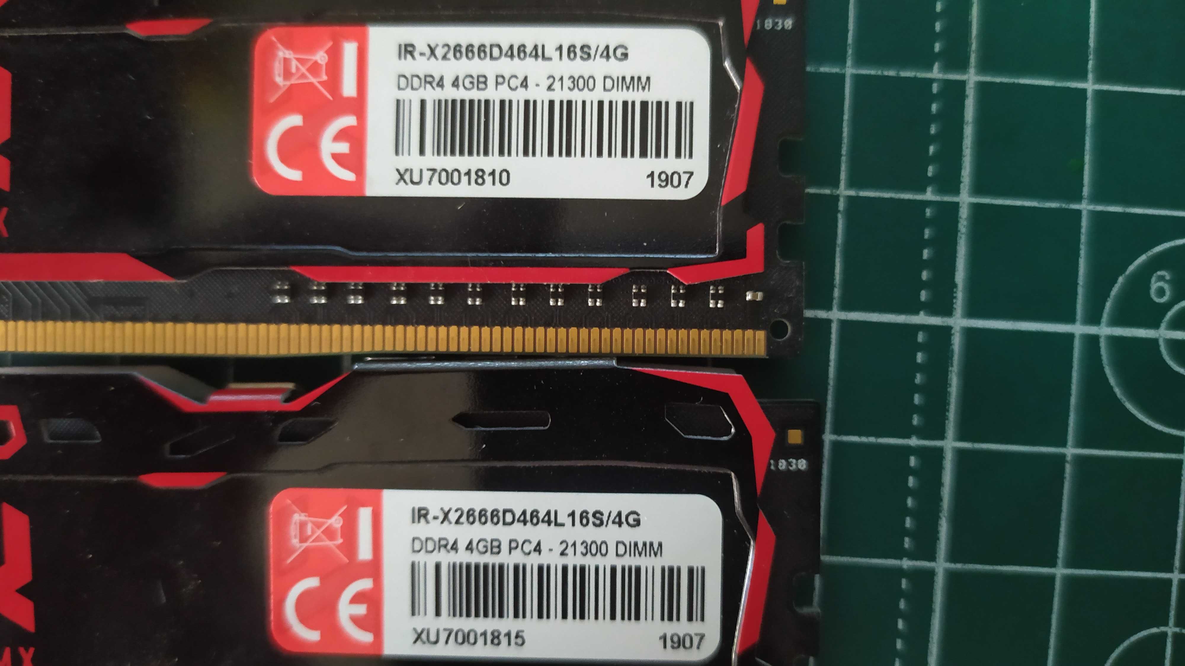 Модуль пам`ятi DDR4 2x4GB/2666 GOODRAM Iridium X Black