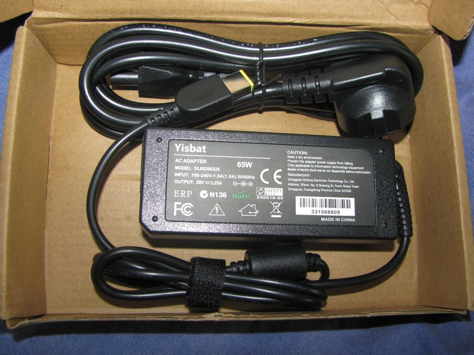 Блок живлення для ноутбуків, планшетів Lenovo 65w 20v 3.25a