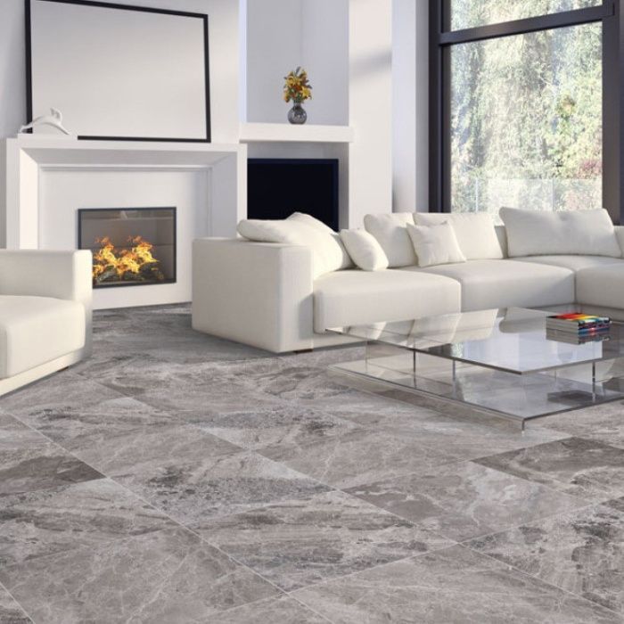 Marmury  Szary Marmur Atlantic Grey poler lub szlif 40,6x61x1,2 cm