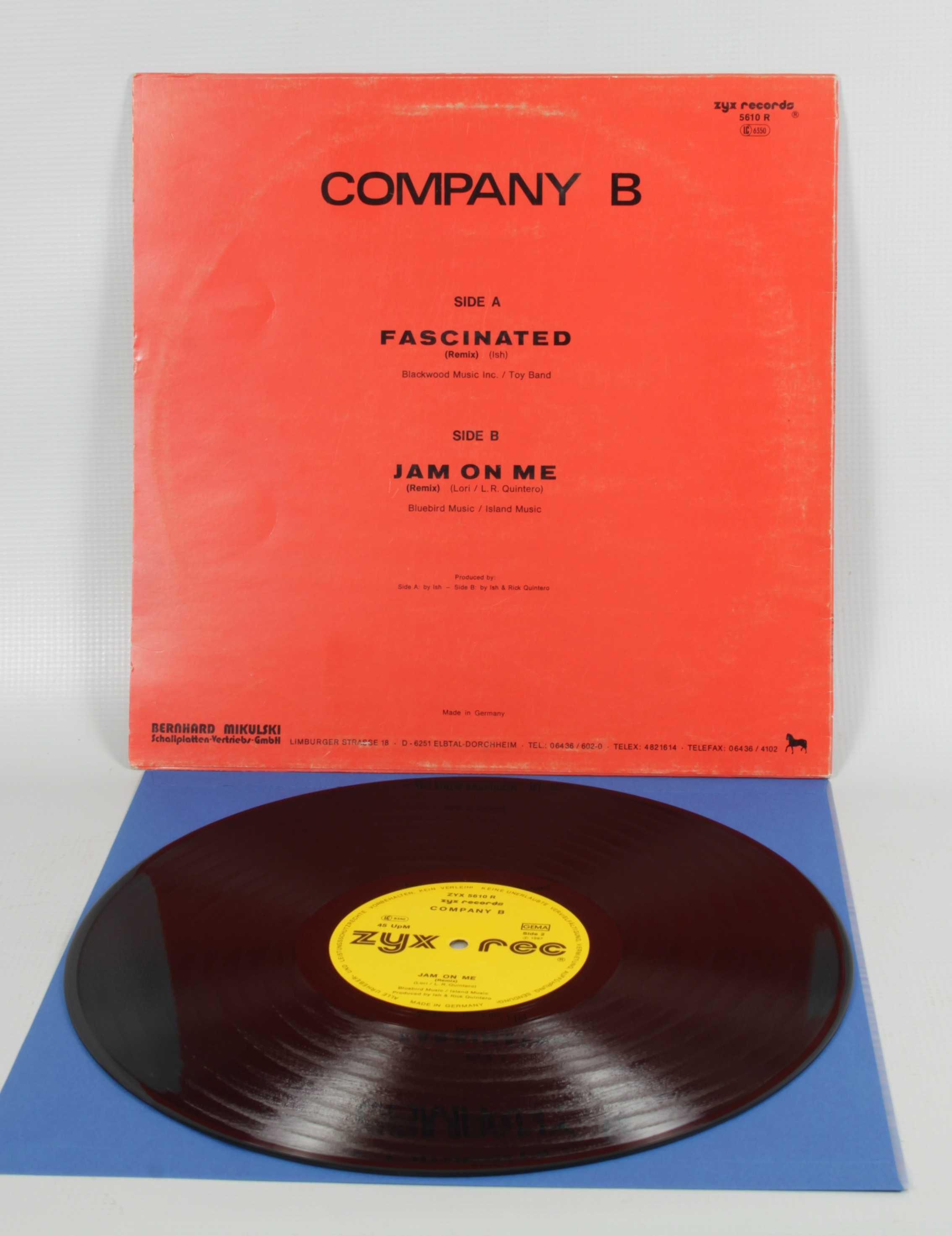 Company B - Fascinated (Remix) / Jam On Me (Remix) Italo disco