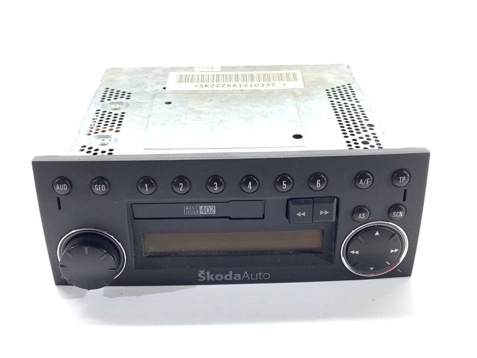 RADIO - 129.00 PLN - SKODA FABIA I (6Y2) 1999 - 2008 1.4 16V 55 kW [75 KM] benzyna 1999 - 2008