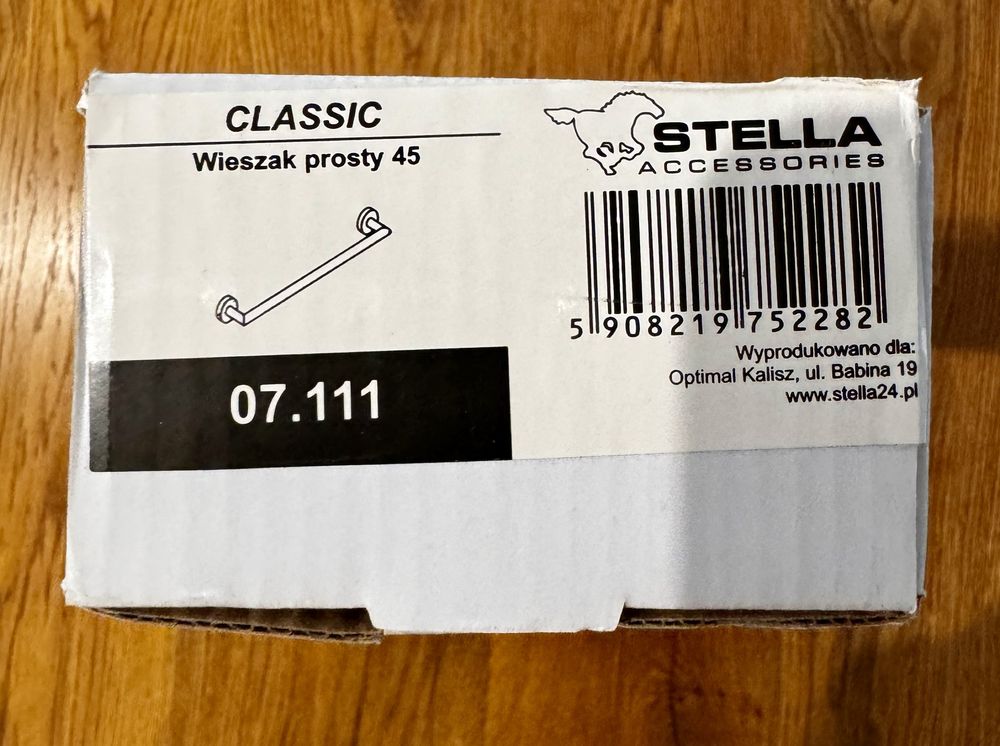 Stella Classic wieszak prosty 45 cm 07.111