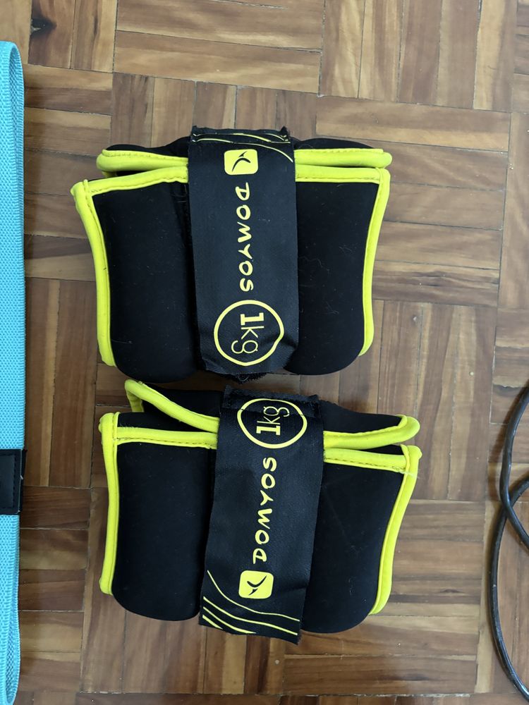 Kit material treino fitness