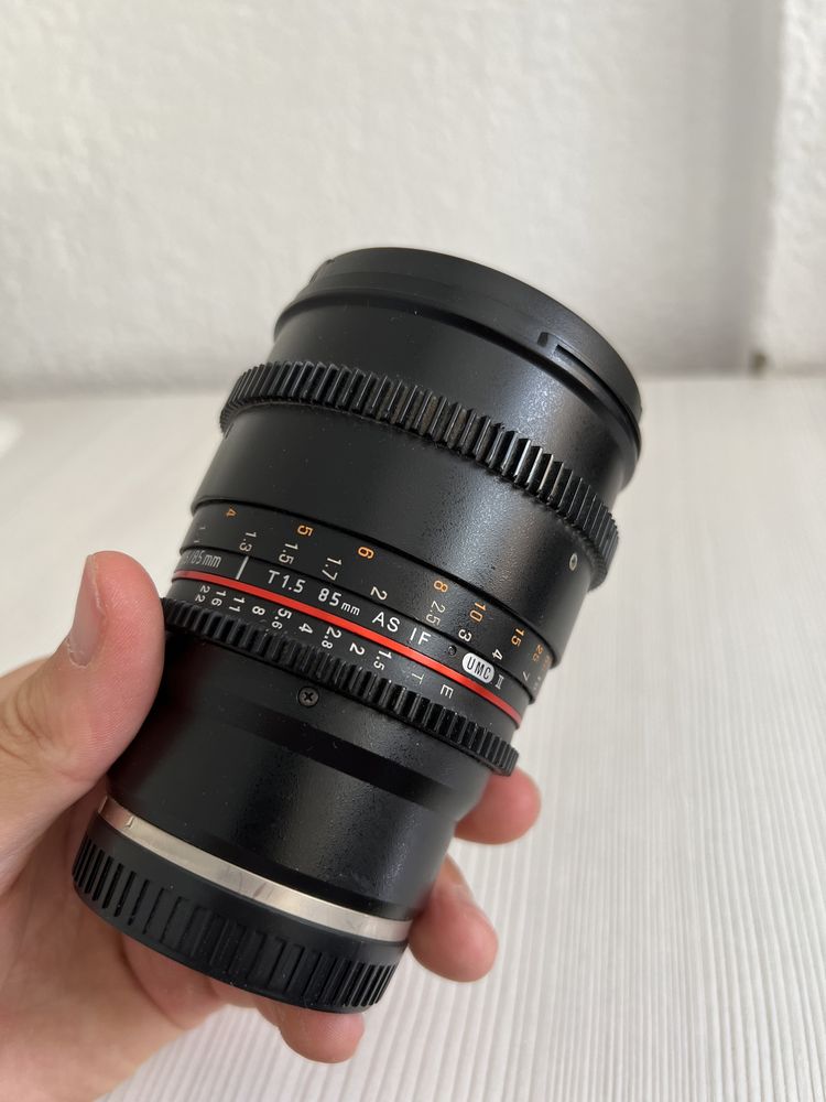 Samyang 85mm T1.5 (f1.4) Sony FE мануальний для повного кадру