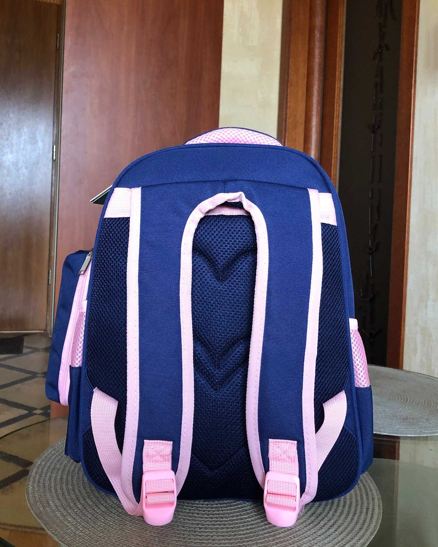 Школьный рюкзак для девочки 1 2 3 класс, ортопедический, с пеналом