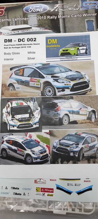 1/24 Belkits Ford Fiesta S2000 Bernardo Sousa Portugal 2010