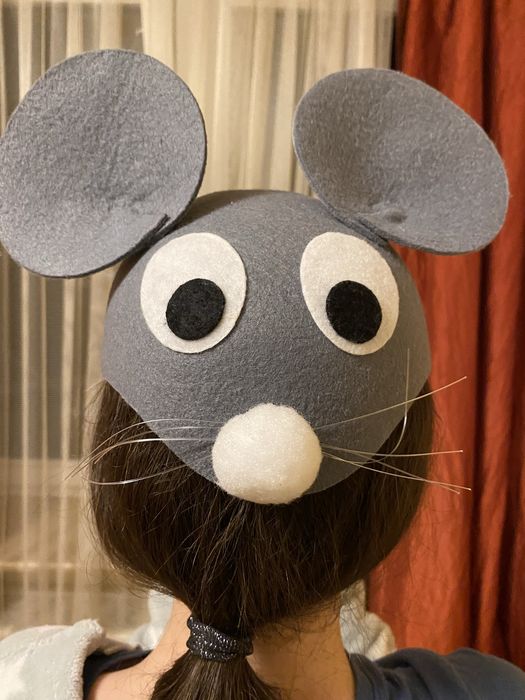 Новогодние шапочки карнавальные  мышки цена за две 300 грн