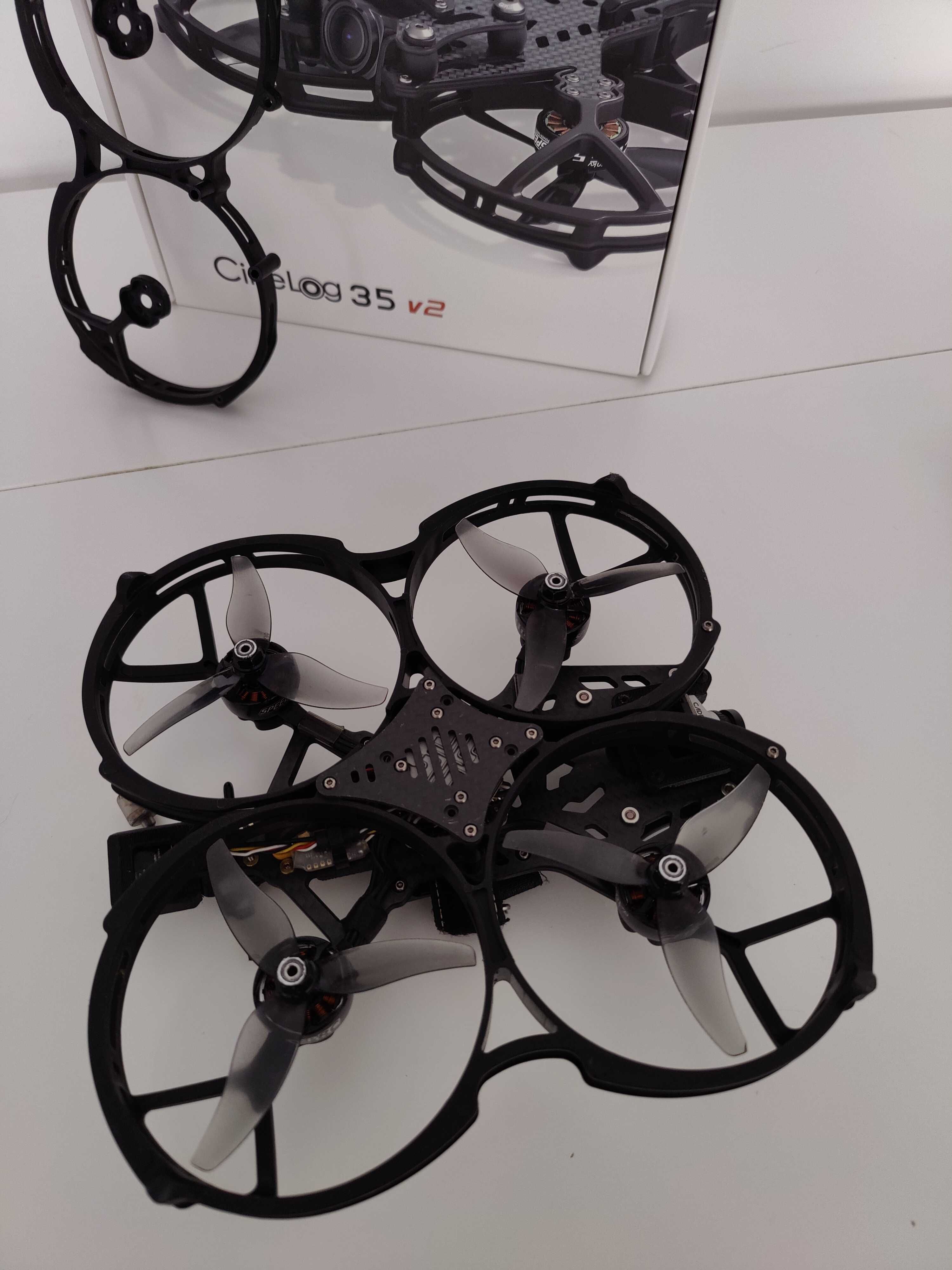 GEPRC Cinelog35 V2 HD 6S + TBS + po upgrade do DoMain3.6, Dron FPV