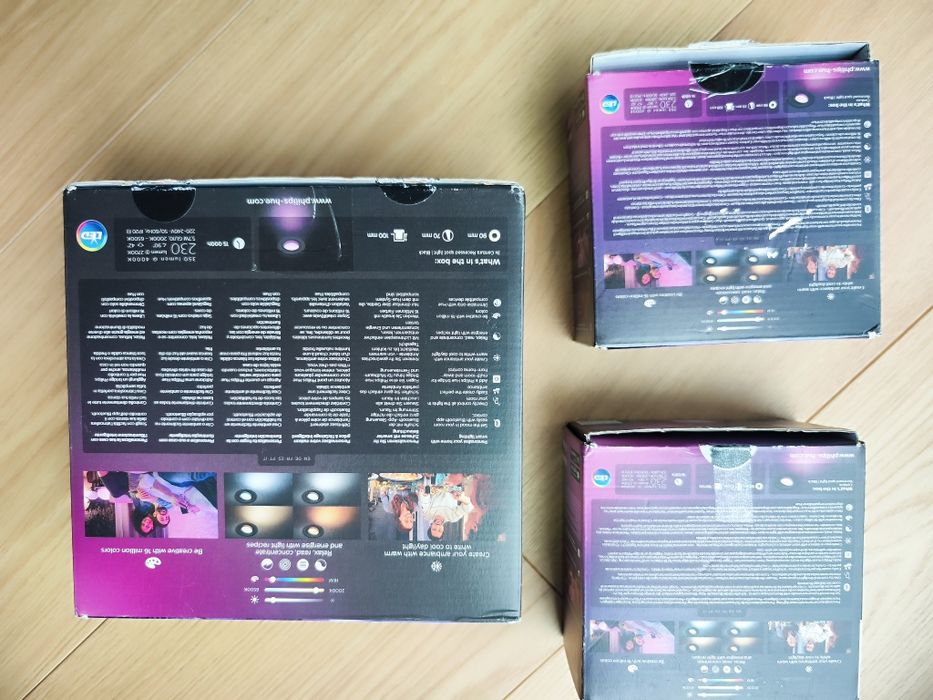 Hue white and color ambiance GU10 centura oprawki i żarówki