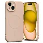 Mercury Magsafe Semi-Silicone Iphone 15 Różowo-Piaskowy /Pink Sand