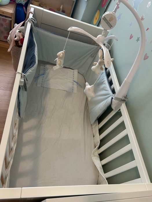 Cama de grades com colchão ncluido