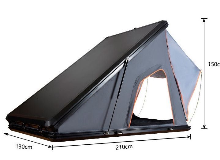 Namiot dachowy Roof Tent - 2-3 osobowy TWARDY OVERLANDING OFFROAD