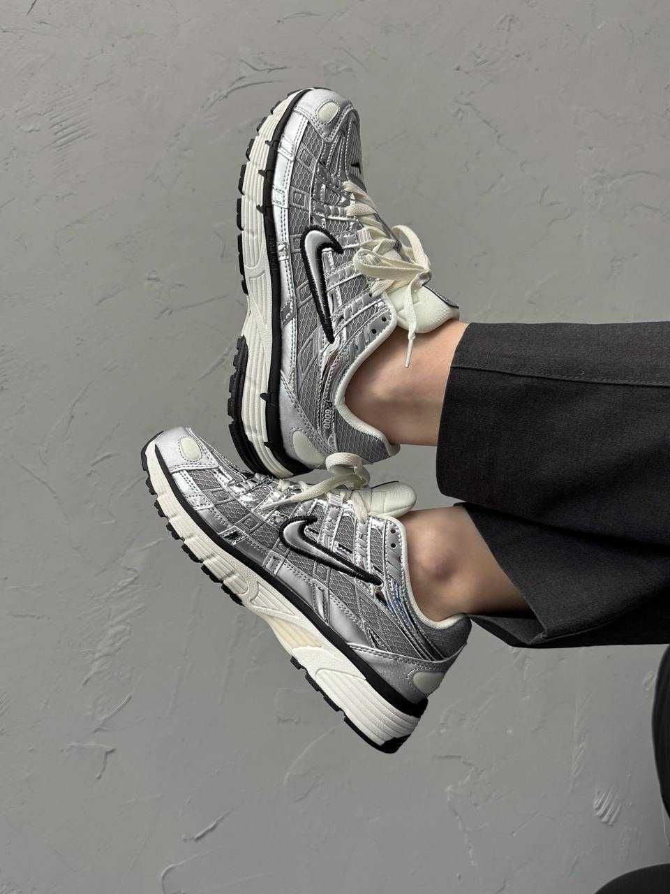Кросівки Nike P-6000 Silver Classic premium