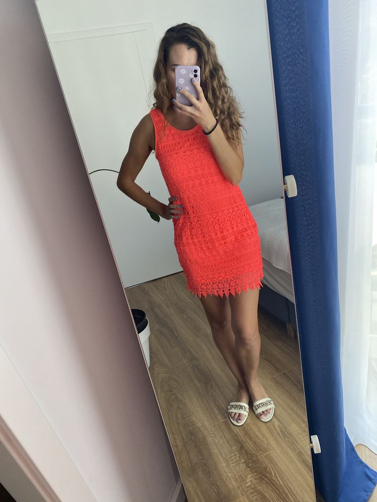 Sukienka koronkowa h&m 34