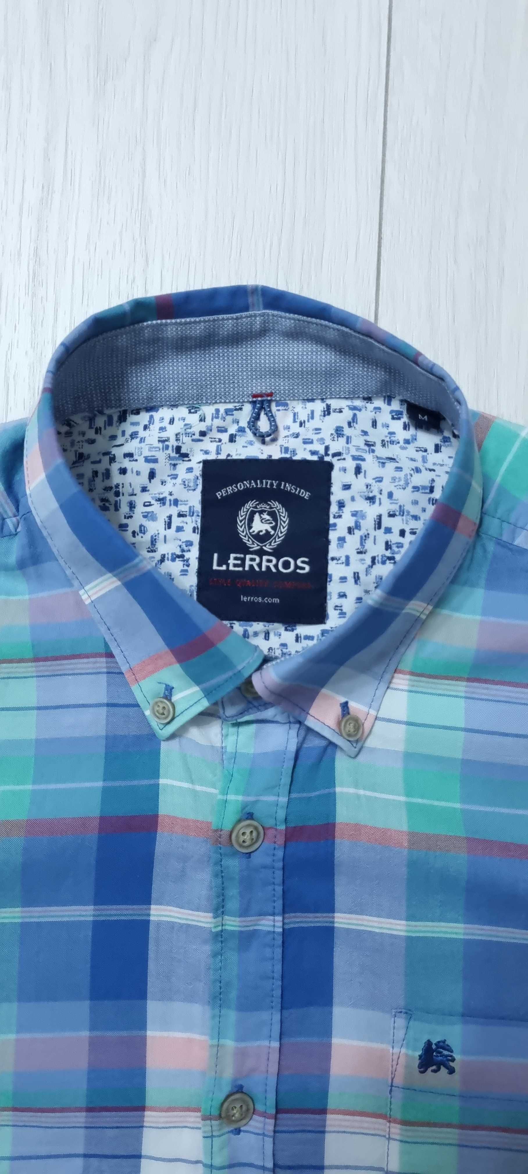 Фирменная мужская рубашка с коротким рукавом от Lerros
