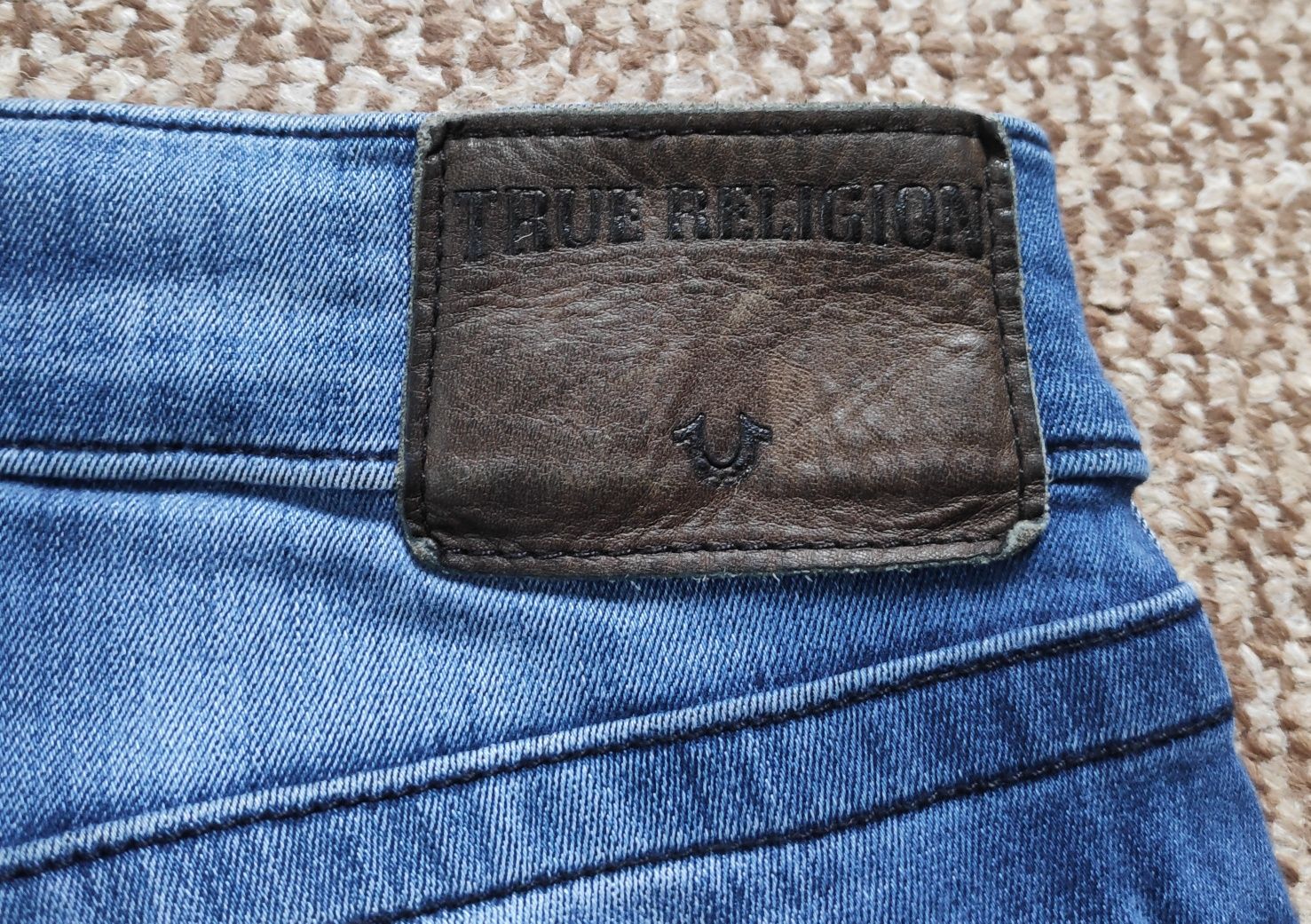 True Religion Rocco relaxed skinny джинсы made in USA оригинал W32