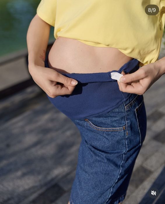 Джинсові шорти для вагітних