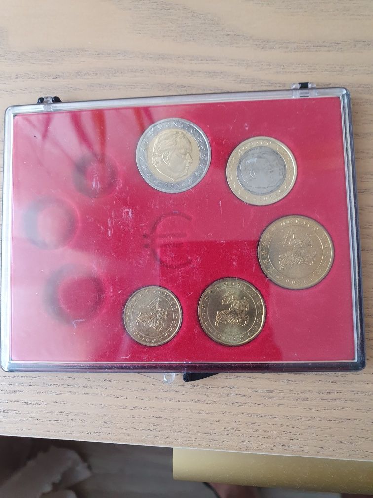 Set Moedas Mónaco