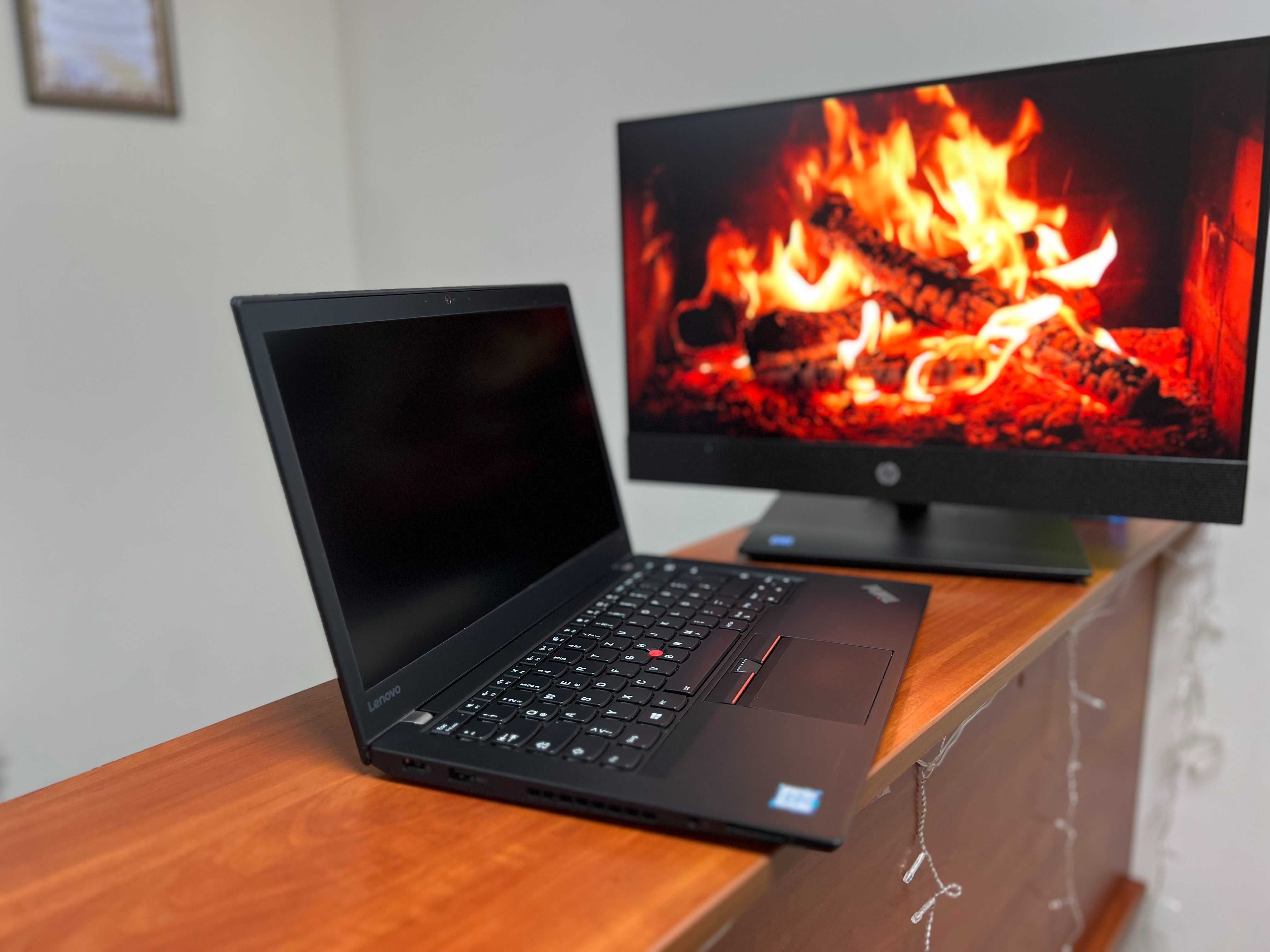 Ноутбук Lenovo ThinkPad T470s·i7-7500U·16GB+SSD512M2·14"IPS+Гарантія