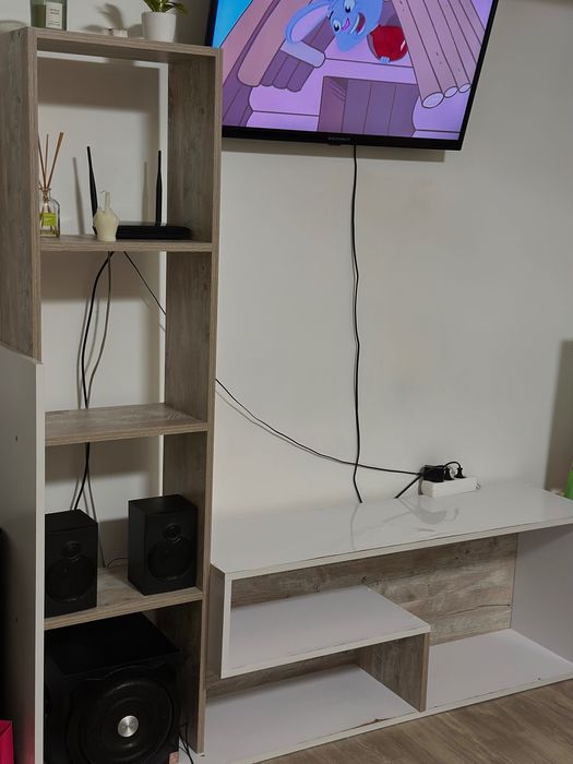 Стенка в Гостинную Doros Етана
Артизан / Белый 150х30×150