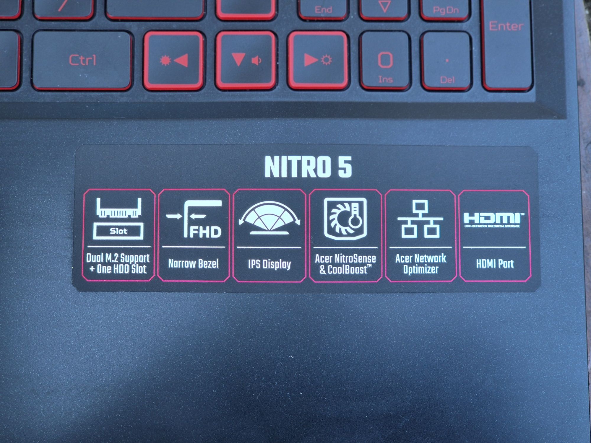 Aser nitro 5/GTX 1650/16/512